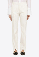 Jil Sander Tailored Pants With Slits J02KA0232J45136/O_JILSA-100