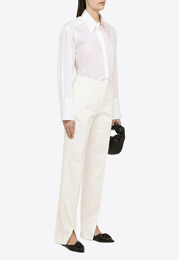 Jil Sander Tailored Pants With Slits J02KA0232J45136/O_JILSA-100