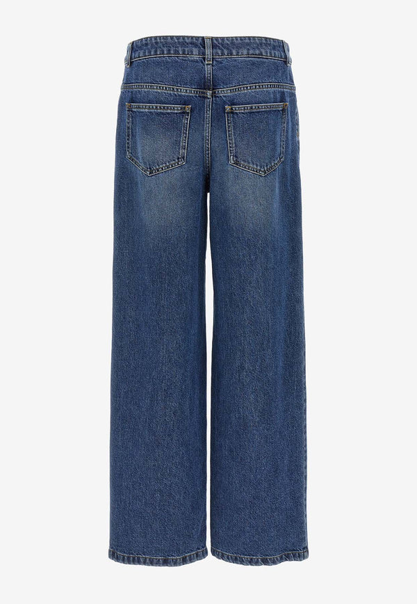 Moschino Straight-Leg Jeans J030855220295 0295 Blue