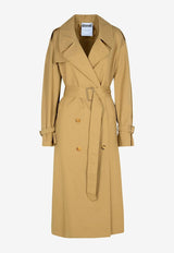 Moschino Double-Breasted Trench Coat J060854190081 0081 Beige