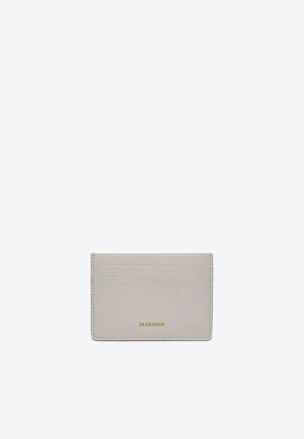 Jil Sander Logo Lettering Leather Cardholder White J07VL0006_P4840_106