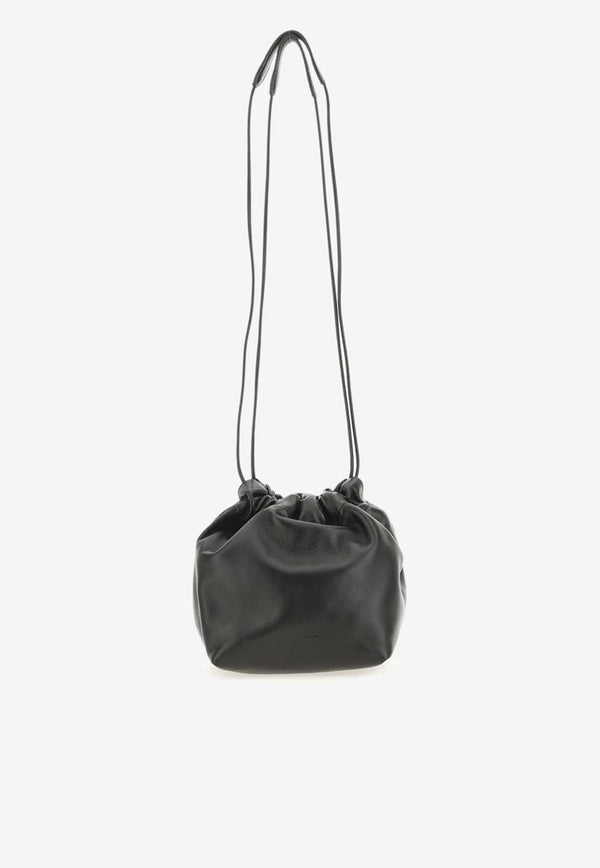 Jil Sander Small Dumpling Drawstring Shoulder Bag Black J07WG0027_P4846_001