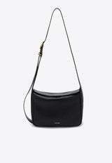 Jil Sander Mini Flap Crossbody Bag in Calf Leather Black J07WG0064BLACK