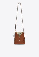 Jil Sander Small Curve Leather Crossbody Bag J07WG0082TAN