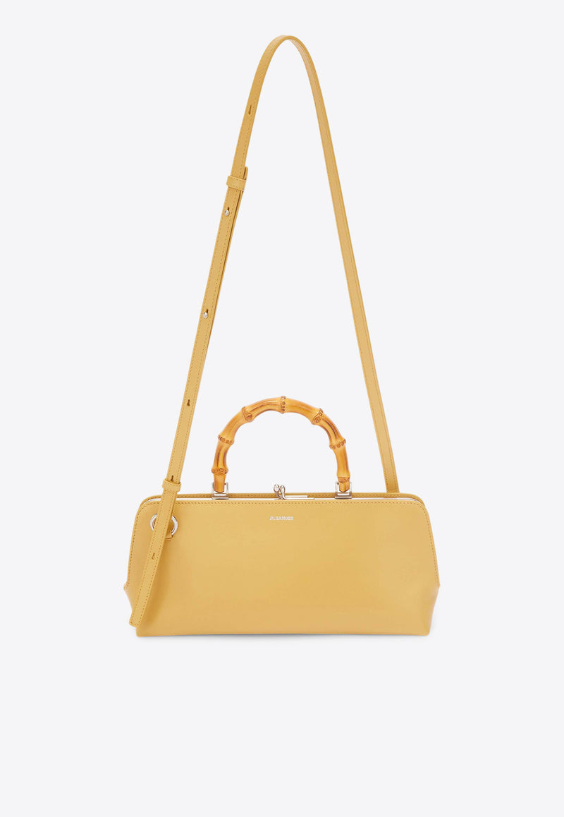 Jil Sander Small Goji Bamboo Top Handle Bag J07ZH0042YELLOW