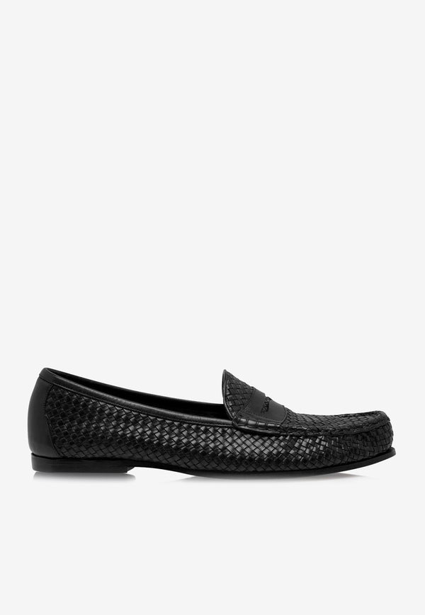 Tom Ford Neville Leather Loafers J1021-ICL091N 1N001 Black