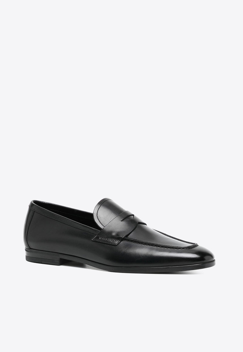 Tom Ford Leather Penny Loafers J1339-LCL252N 1N001