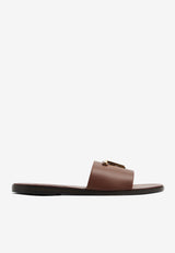 Tom Ford Brighton Leather Slides J1430-LCL076X 1B016 Brown