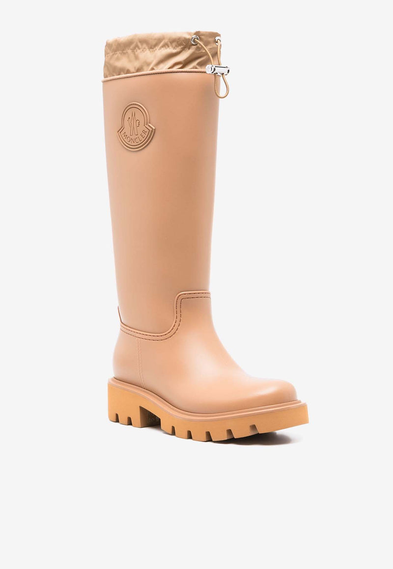 Moncler Kickstream Knee-High Rain Boots Brown J2-09B-4G000-70-M4522BROWN