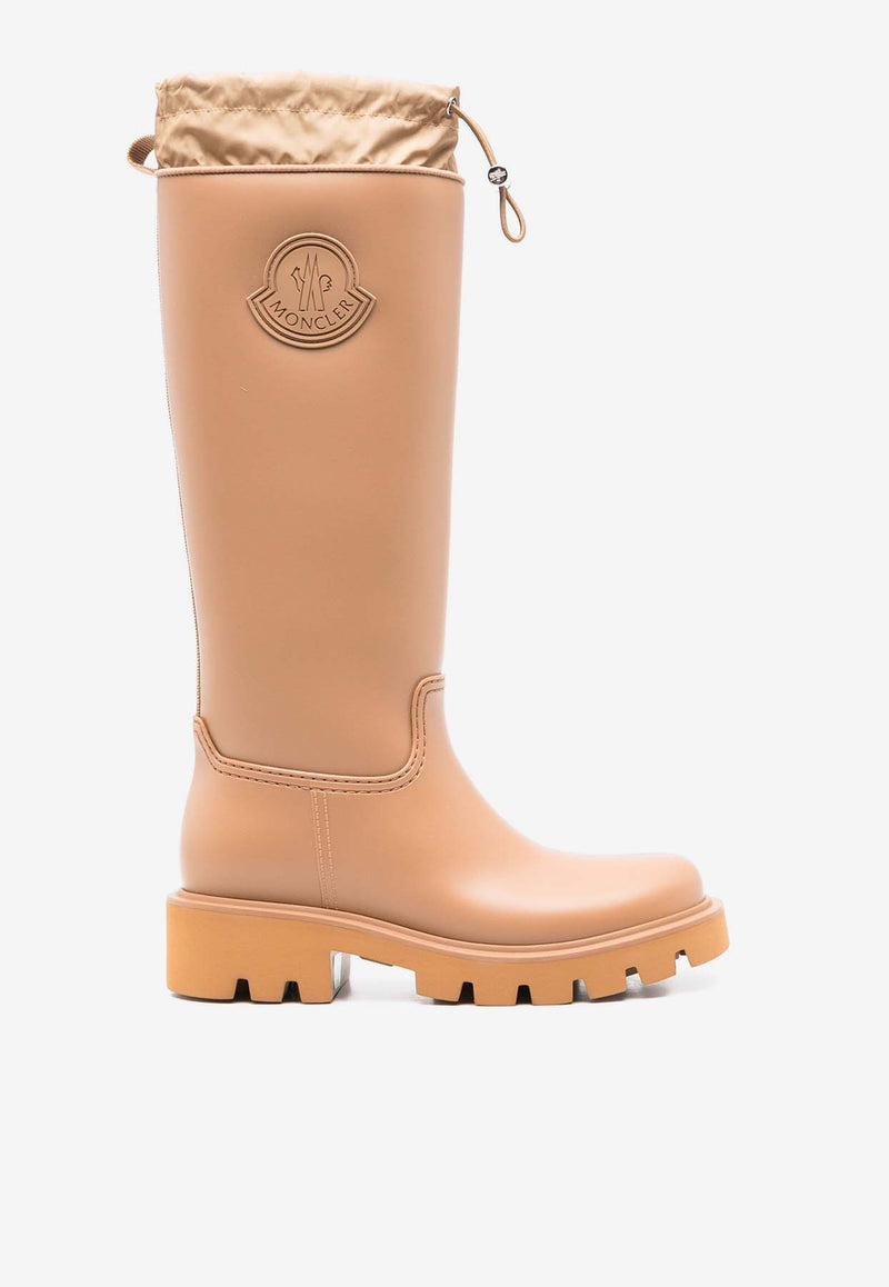 Moncler Kickstream Knee-High Rain Boots Brown J2-09B-4G000-70-M4522BROWN