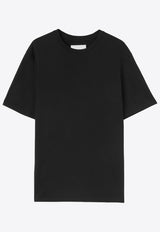 Jil Sander Logo Print Crewneck T-shirt Black J22GC0189BLACK