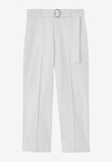 Jil Sander Straight Belted Pants J22KA0230WHITE