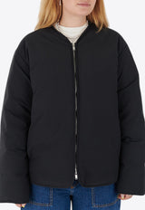 Jil Sander Zip-Up Padded Jacket Black J40AF0144BLACK