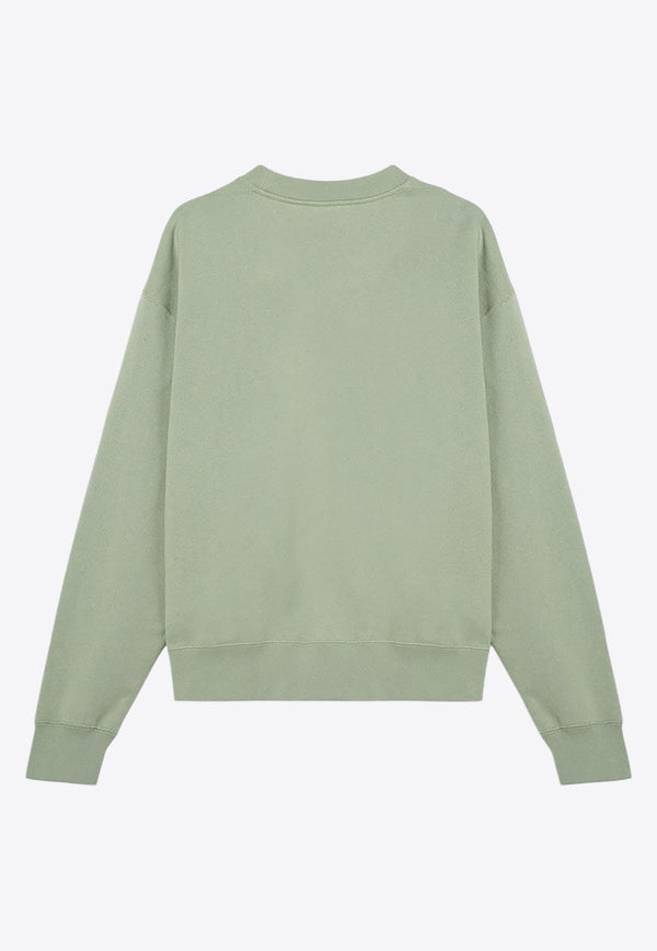 Jil Sander Logo Patch Crewneck Sweatshirt Green J40GU0102J20039/P_JILSA-334