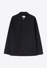 Jil Sander Long-Sleeved Solid Shirt J47DL0137-J45039NAVY