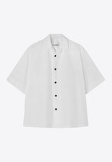 Jil Sander Short-Sleeved Oversized Shirt J47DL0145-J45127WHITE