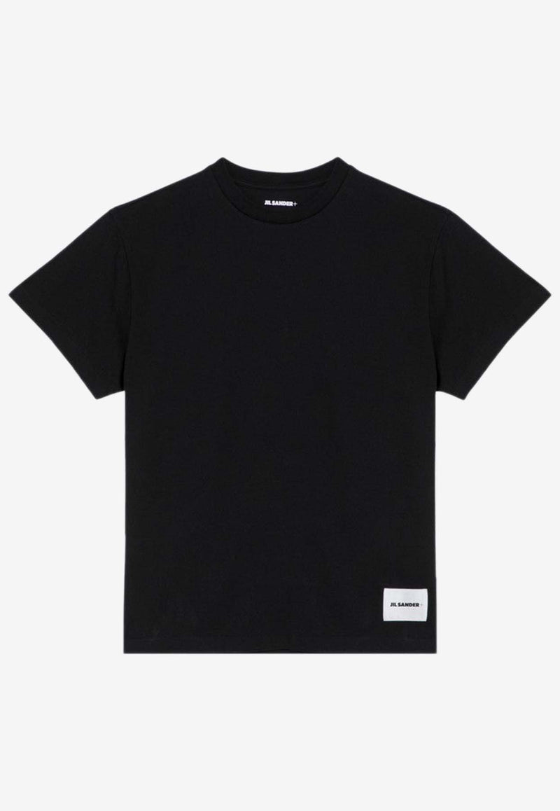 Jil Sander Logo-Patch Crewneck T-shirt J47GC0001J45048/P_JILSA-001