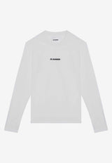 Jil Sander Logo-Printed Long-Sleeved T-shirt J47GC0116J20103/P_JILSA-102