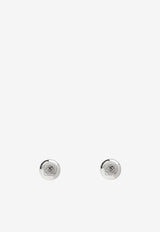 Loewe Anagram Pebble Stud Earrings Silver J821239X23PR/Q_LOEW-1160