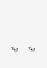 Loewe Anagram Pebble Stud Earrings Silver J821239X23PR/Q_LOEW-1160