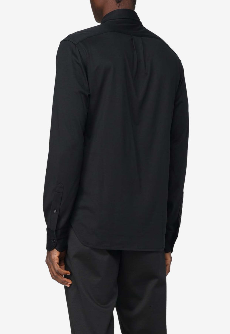 Tom Ford Long-Sleeved Button-Down Shirt JBL011-JMS001S23 LB999 Black