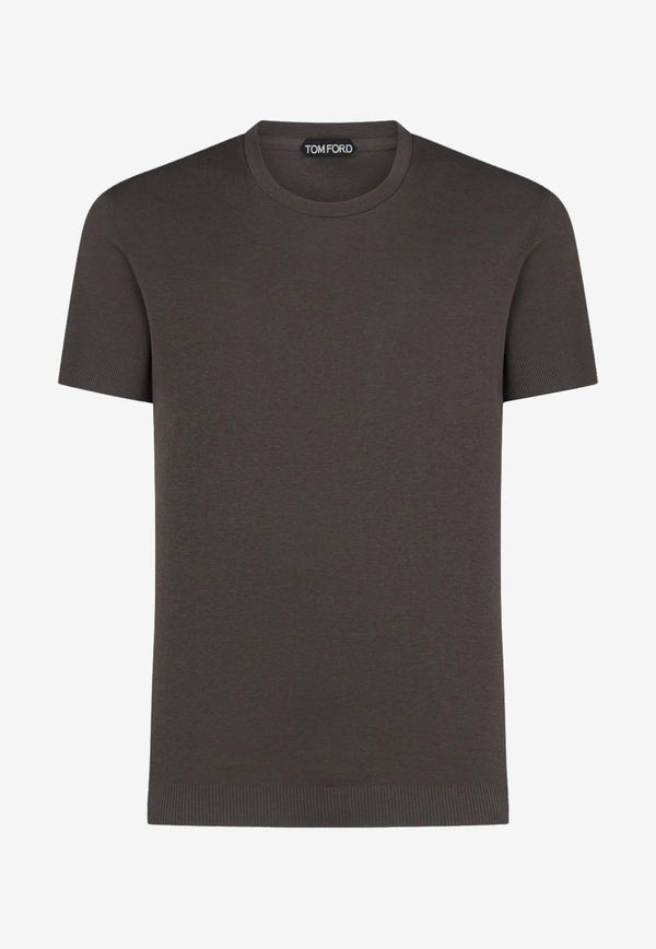 Tom Ford Classic Crewneck Short-Sleeved T-shirt JCS003-JMT001S23 IG720