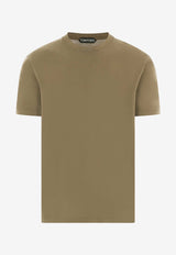 Tom Ford Short-Sleeved Solid T-shirt JCS004-JMT002S23 FG461 Green