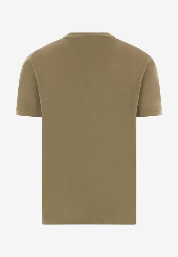 Tom Ford Short-Sleeved Solid T-shirt JCS004-JMT002S23 FG461 Green