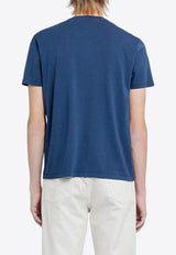 Tom Ford Crewneck Short-Sleeved T-shirt JCS004-JMT002S23 HB718 Blue