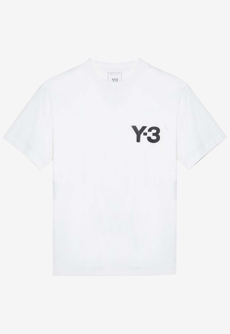 Y-3 Logo Crewneck T-shirt White JE9281CO/P_ADIDY-WHT