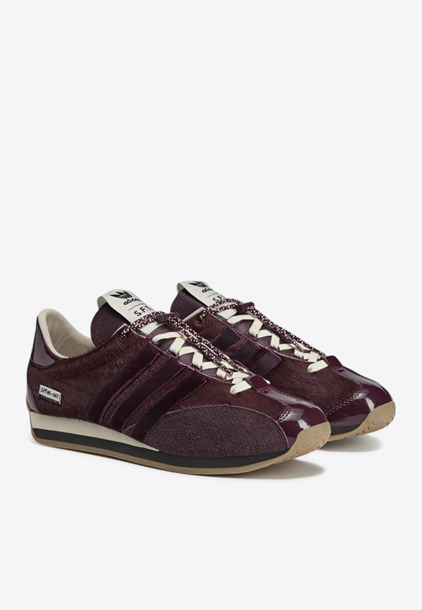 Adidas X Song For The Mute Country OG Suede Sneakers

 Burgundy JH9011LE/P_ADIST-MC