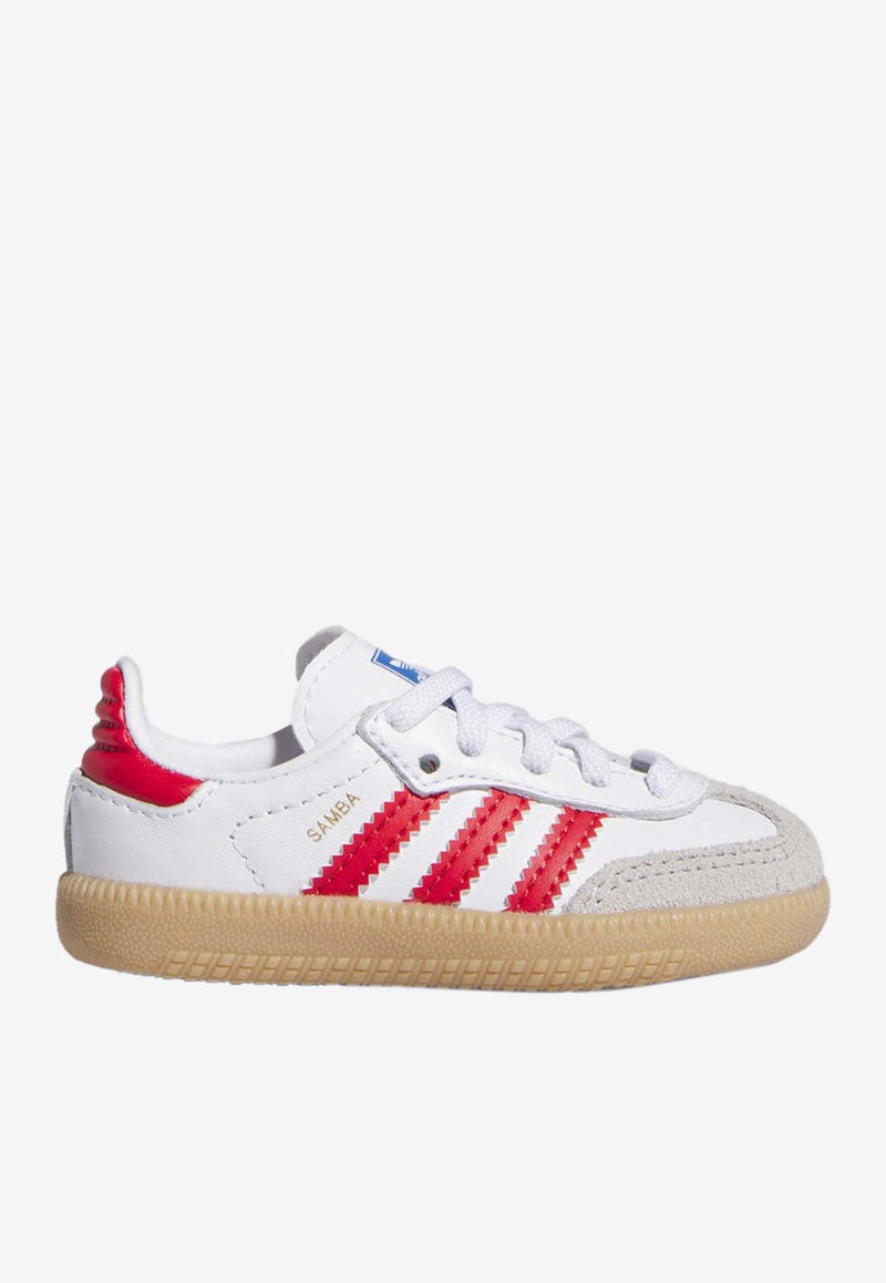 Adidas Kids Babies Samba OG Low-Top Sneakers White JI4467LE/P_ADIDS-WR