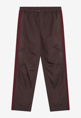 Adidas Originals X Wales Bonner Embroidered Logo Track Pants Brown JJ2930PL/P_ADIST-NB