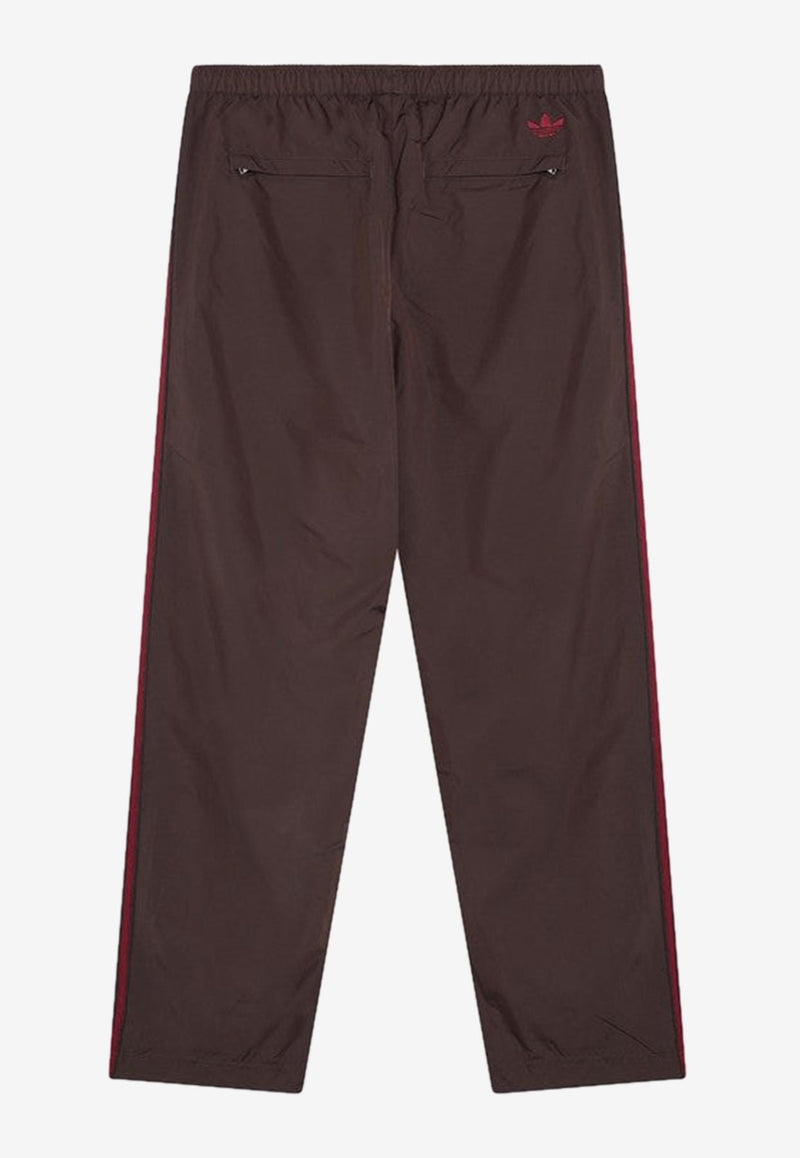 Adidas Originals X Wales Bonner Embroidered Logo Track Pants Brown JJ2930PL/P_ADIST-NB