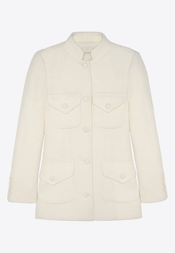 Liberowe Raja Signature Fine Tweed Jacket JKT1FTIIVORY