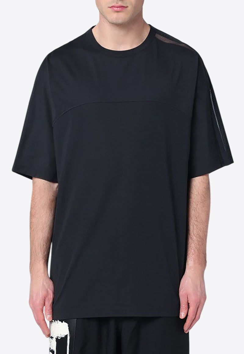 Y-3 Mesh Stripes T-shirt Black JL8312CO/Q_ADIDY-BLK