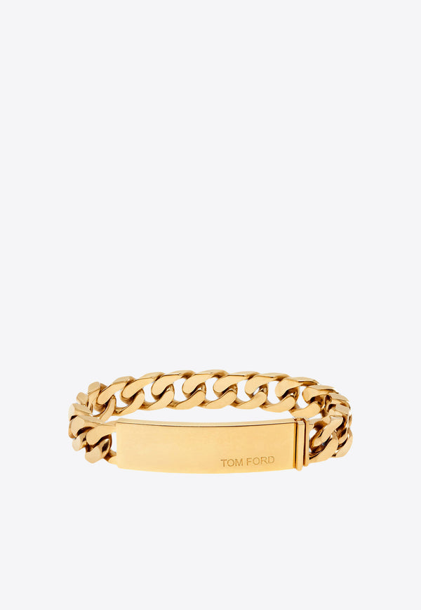 Tom Ford Logo Chain Bracelet JM006-AMT001X 1Y049 Gold