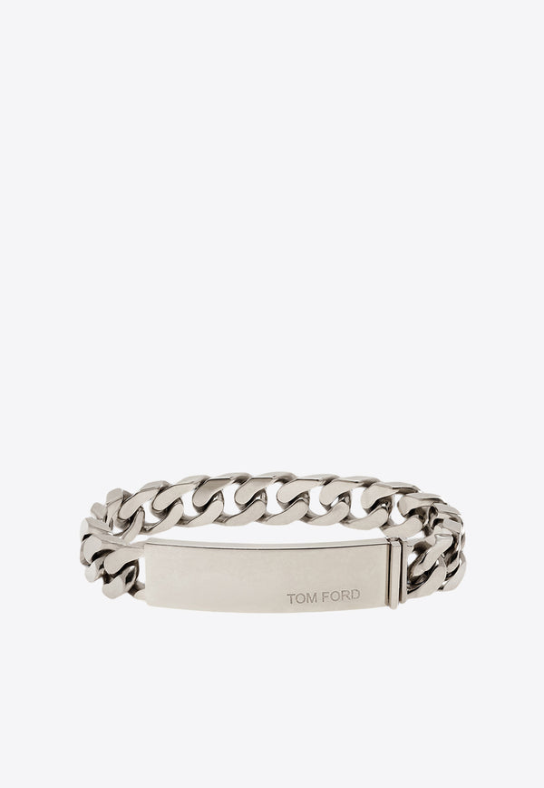 Tom Ford Logo Chain Bracelet JM006-AMT001Y 1G049 Silver