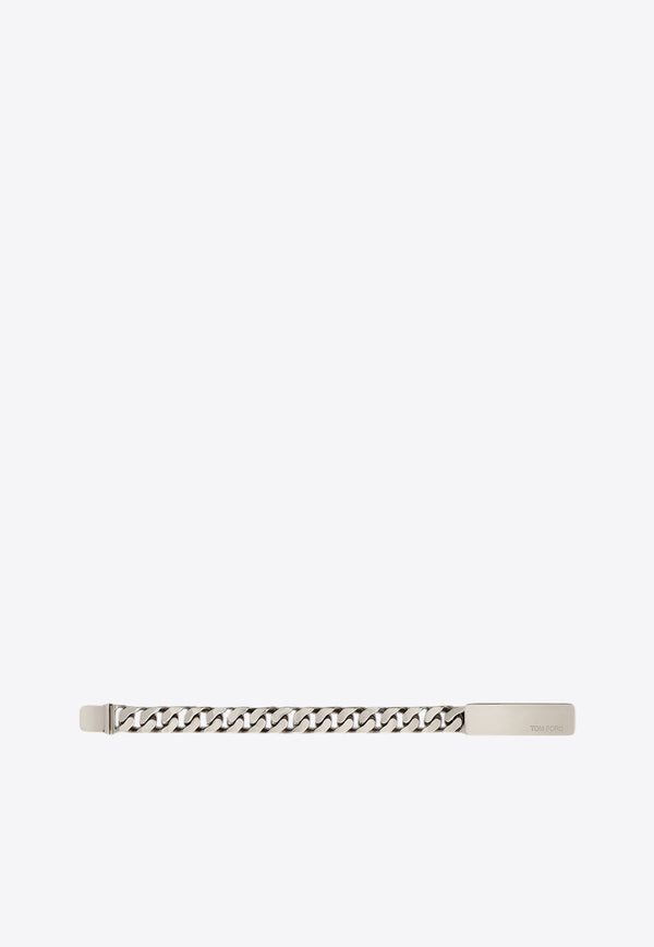 Tom Ford Logo Chain Bracelet JM006-AMT001Y 1G049 Silver