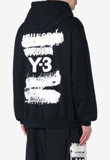 Adidas  Logo-Printed Hooded Sweatshirt JN4882CO/Q_ADIDY-BLK