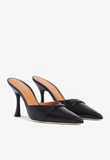 Malone Souliers Joella 90 Leather Mules JOELLA 90-27 BLACK/BLACK