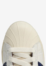 Adidas Originals X Wales Bonner Superstar Croc-Embossed Leather Sneakers White JP7161LE/P_ADIST-WHT