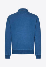 Tom Ford Long-Sleeved Polo T-shirt JPL011-JMC027F24 HB532 Blue