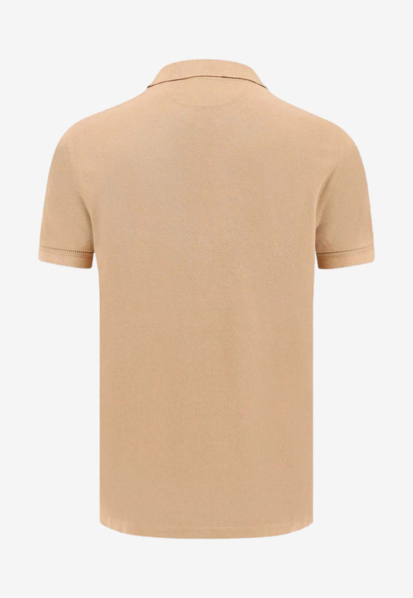 Tom Ford Short-Sleeved Polo T-shirt JPS002-JMC007S23 JB548 Beige