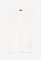 Tom Ford Short-Sleeved Polo T-shirt JPS011-JMT009S25 AW002 White