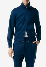 Tom Ford Zip-Up Track Jacket JZL001-JMN001S23 HB745 Blue