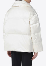 Calvin Klein Logo Patch Padded Jacket White K20K207720PL/P_CALVK-YAH