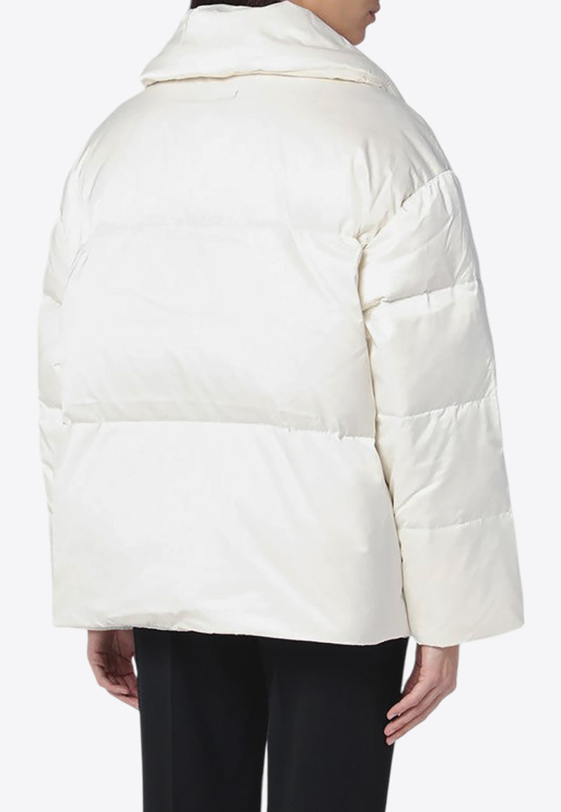 Calvin Klein Logo Patch Padded Jacket White K20K207720PL/P_CALVK-YAH