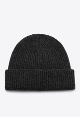 K-Way Kids Boys Brice Logo Patch Wool Beanie Black K31358W-AWO/P_KWAY-AZ3