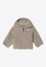 K-Way Kids Babies Janne Fleece Hooded Jacket Beige K41478WPL/P_KWAY-ATS